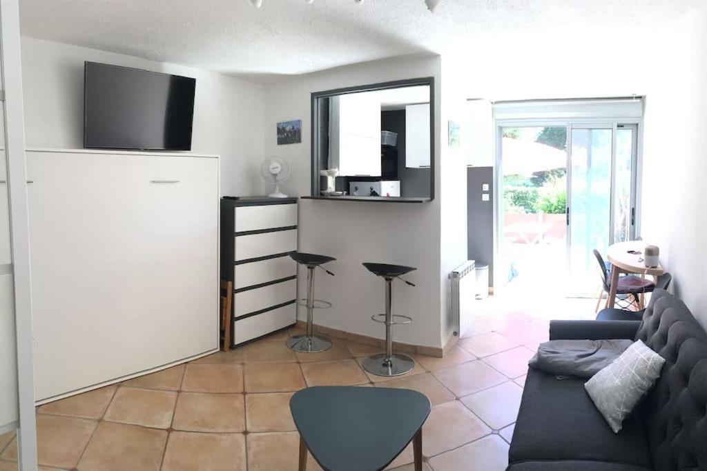 Cap Agde Studio-Cabine Jardin Clos, Port Et Plage Екстериор снимка
